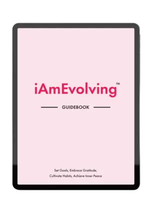 A digital guidebook that explains the iAmEvolving™ journaling method