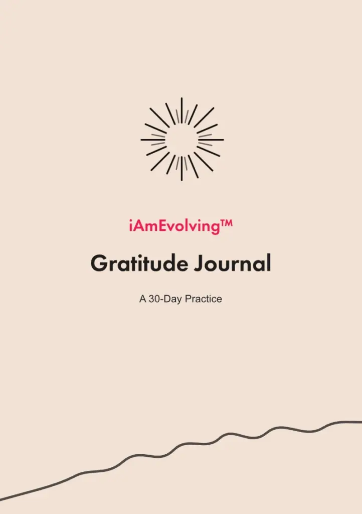 Free 30-day gratitude journal printable PDF cover