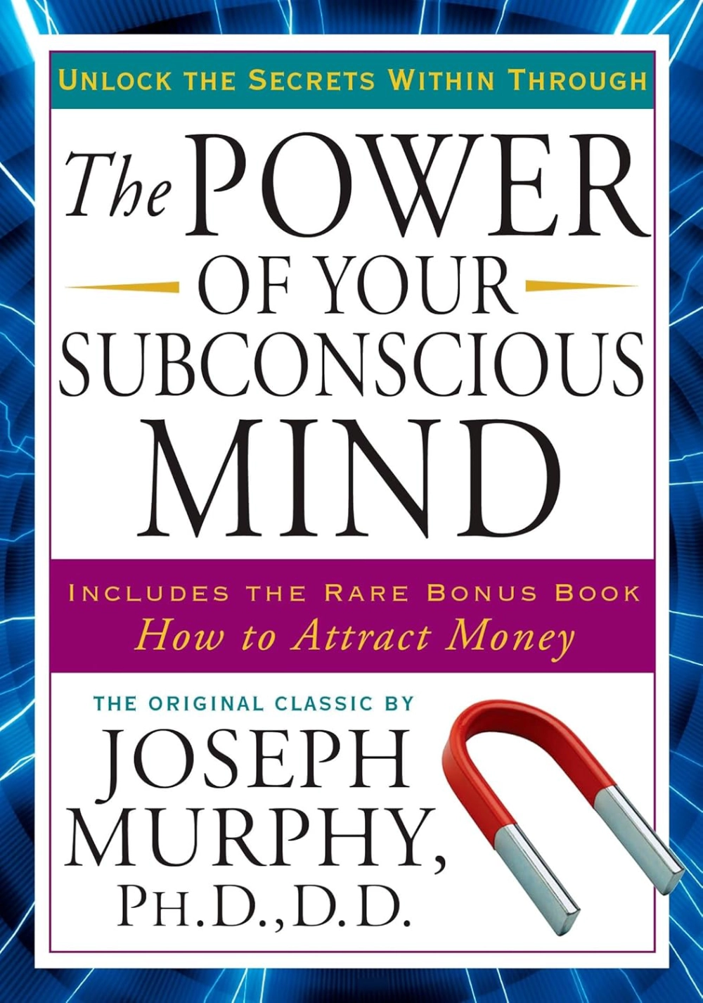 The Power of Your Subconscious Mind by Joseph Murphy book cover — belief, repetition, and inner transformation