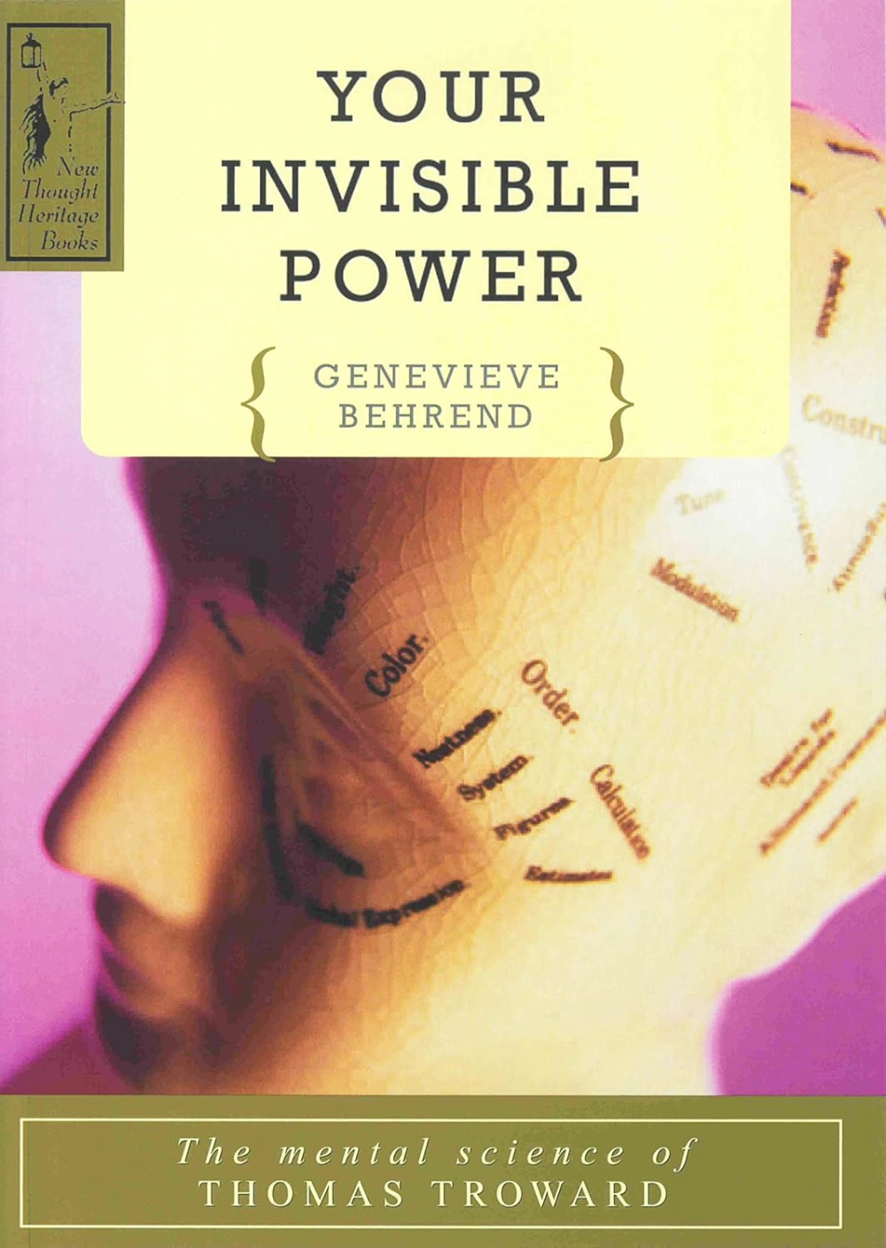 Your Invisible Power by Genevieve Behrend book cover — visualization, faith, and creative mind