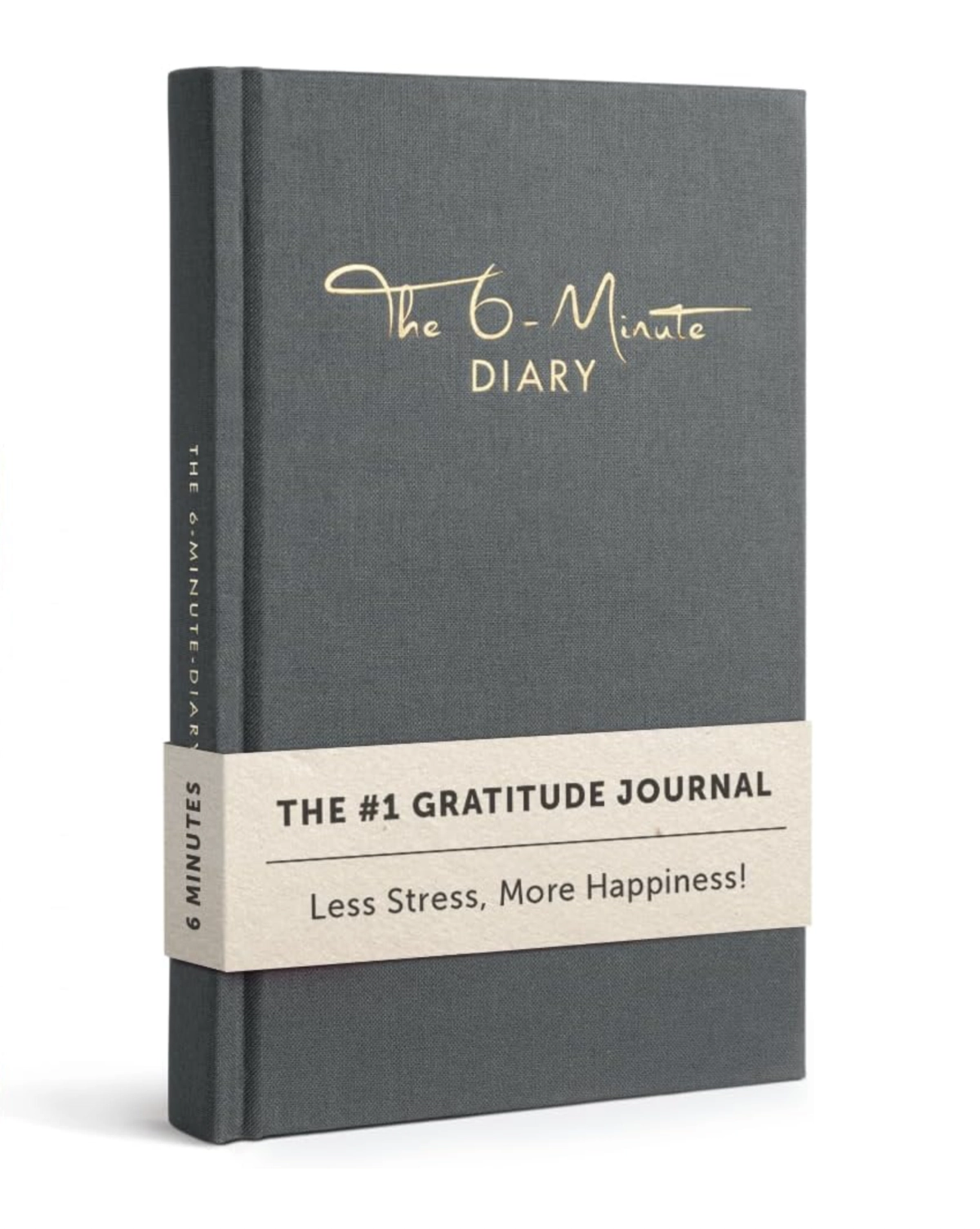 The 6-Minute Diary gratitude journal with guided morning and evening prompts for mindfulness and daily reflection