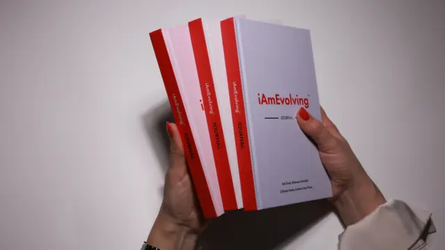 iAmEvolving Journal three covers fanned — best gratitude journals guide