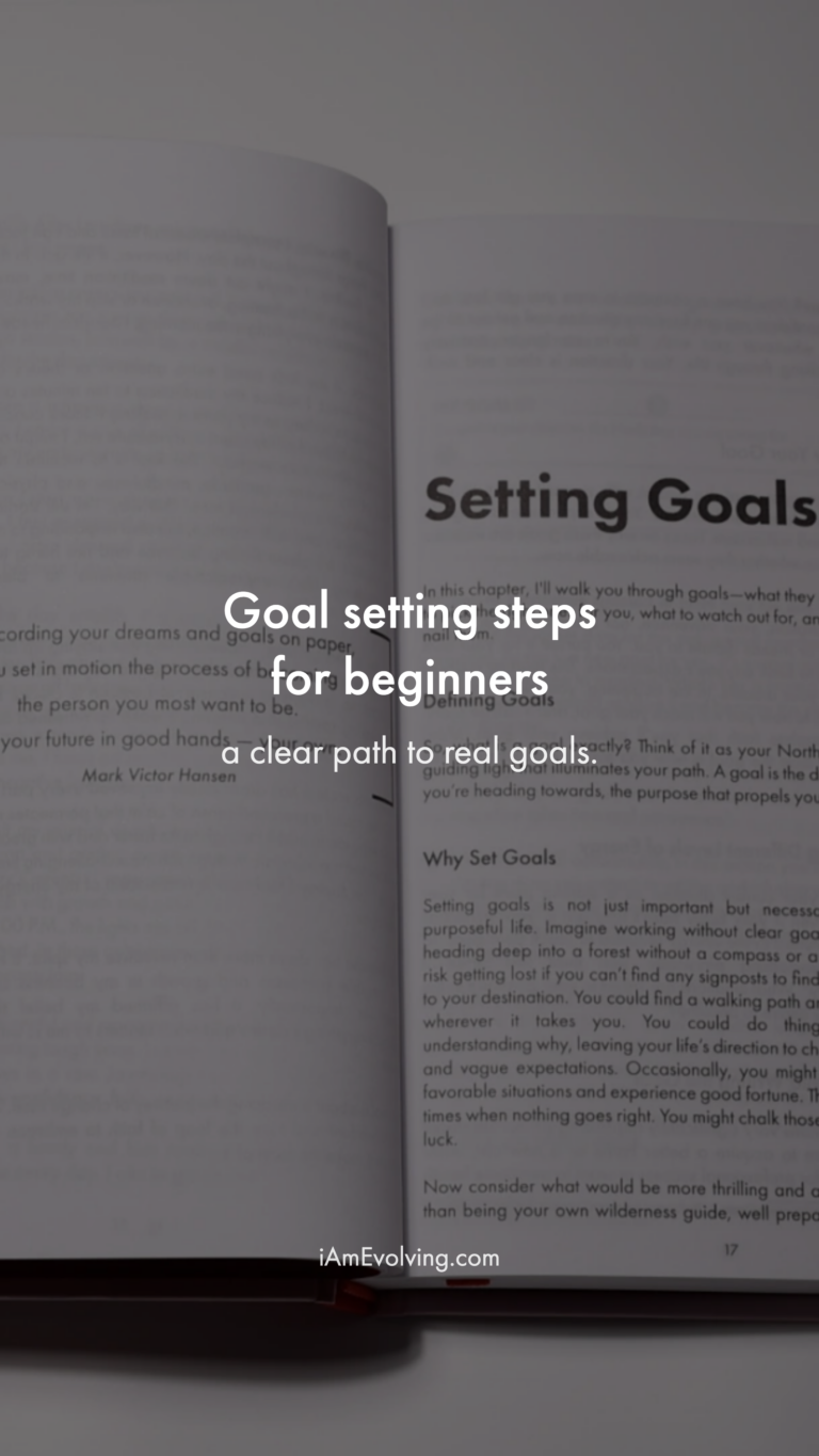 Goal Setting Steps For Beginners — Slide 1