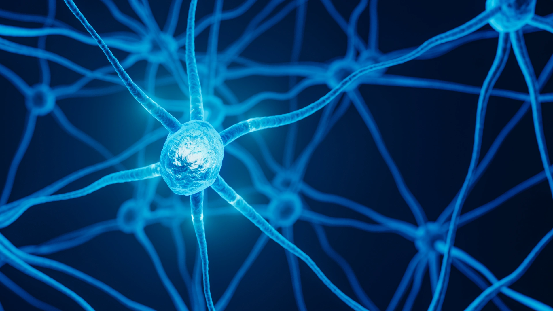 Neuron cell with branching dendrites illustrating how gratitude reshapes neural pathways through neuroplasticity