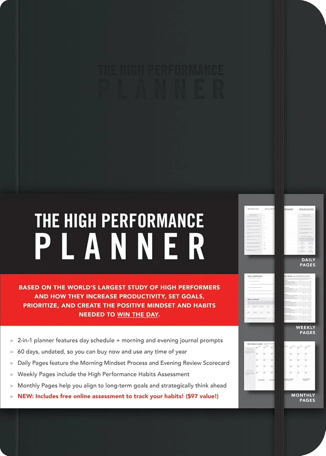 High Performance Planner — best journal for men focused on daily productivity and goal execution