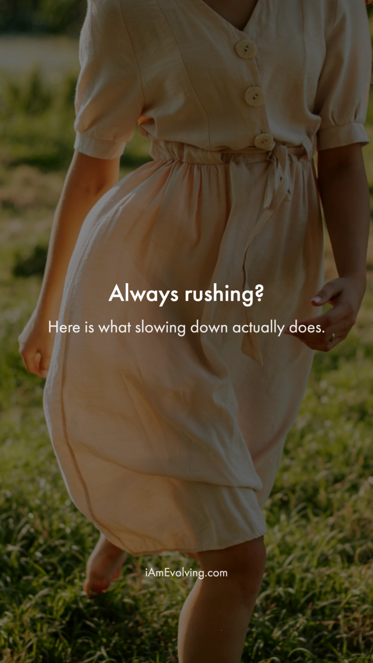 The Art Of Slowing Down — Slide 1