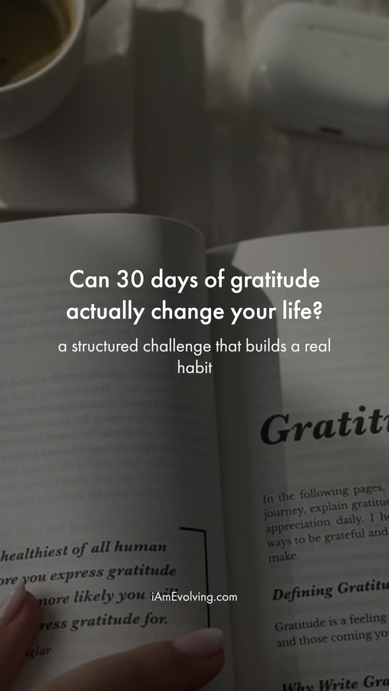 30 Day Gratitude Journal Challenge — Slide 1