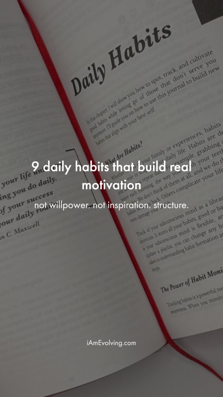Daily Habits — Slide 1