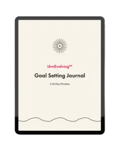 Free 30-Day Goal Setting Journal PDF cover — printable daily prompts for goal clarity and action