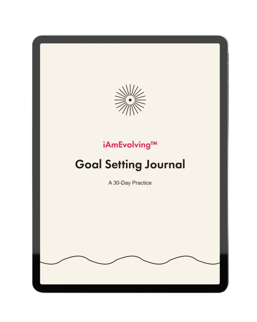 Free 30-Day Goal Setting Journal PDF cover — printable daily prompts for goal clarity and action