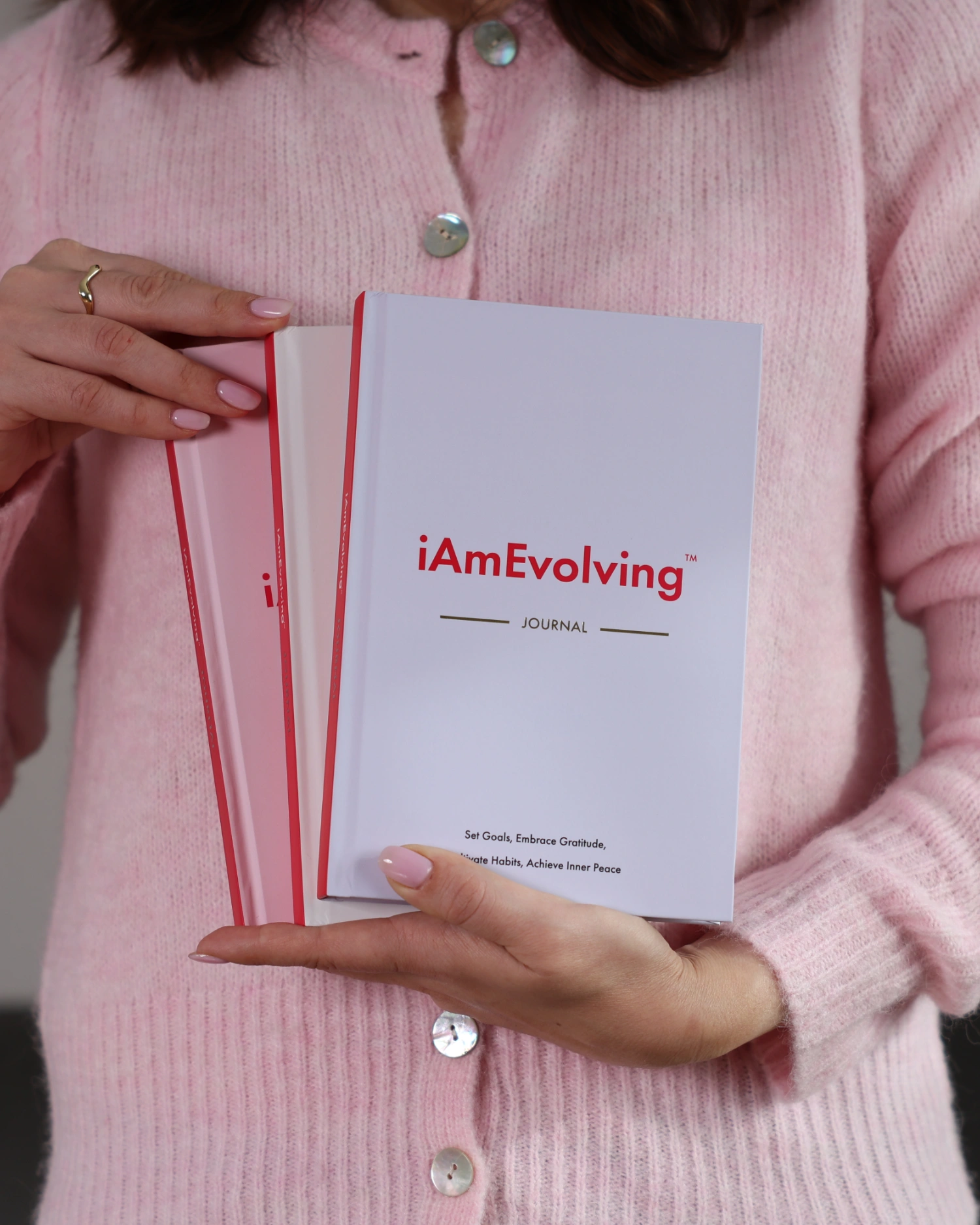 Rose & White Journal Set