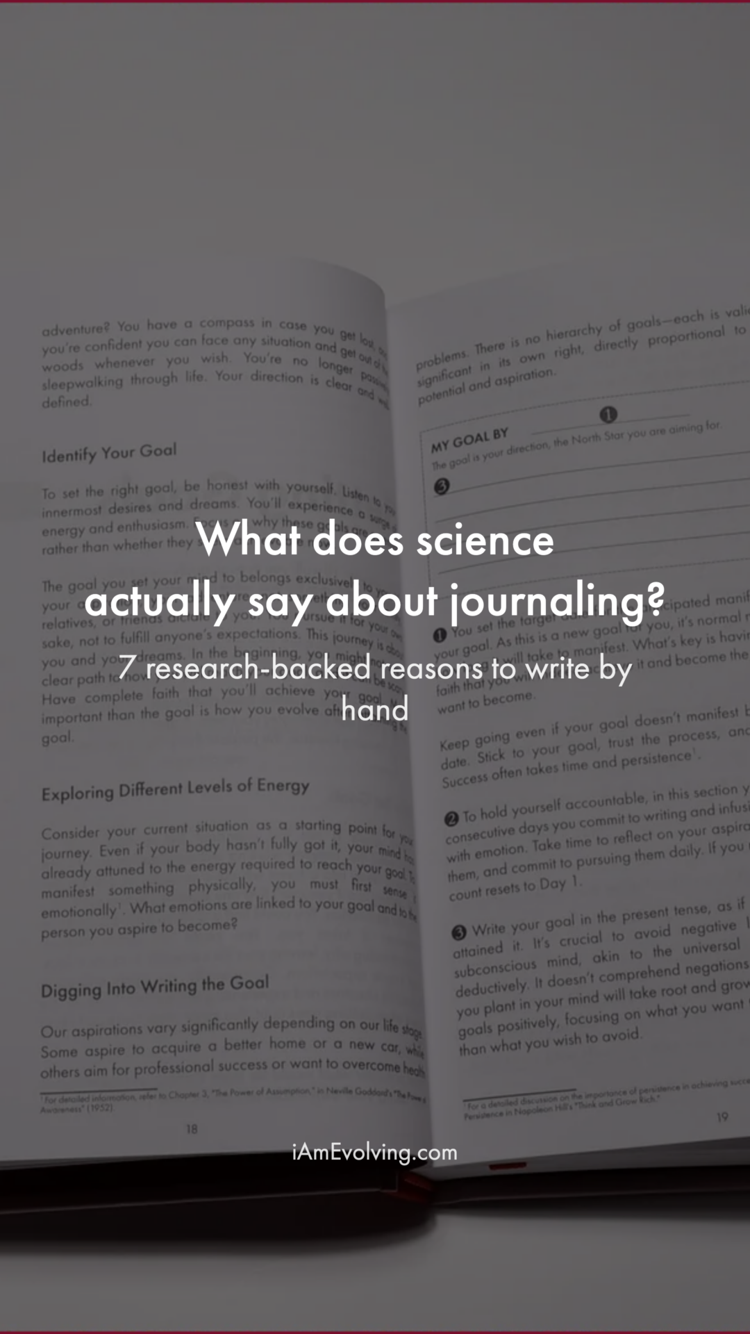 Science Behind Journaling — Slide 1
