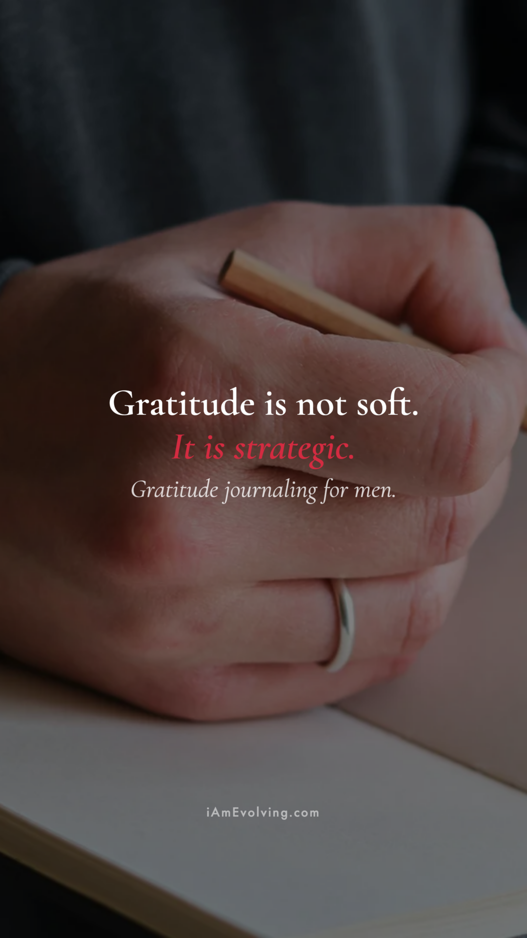 Gratitude Journaling For Men — Slide 1