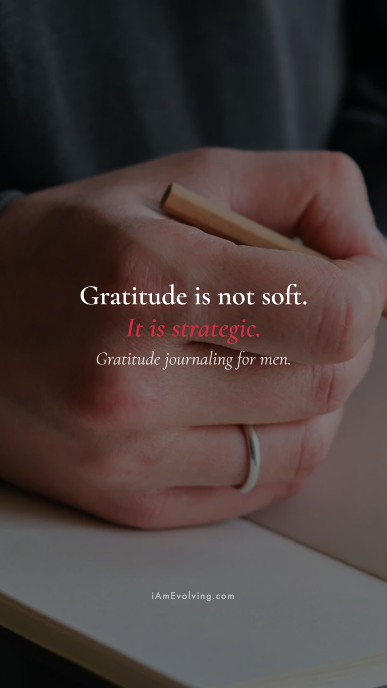 Gratitude Journaling For Men — Slide 1