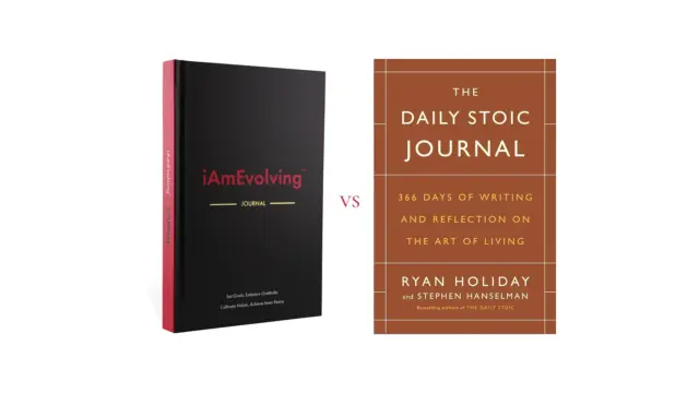 iAmEvolving Journal vs The Daily Stoic Journal