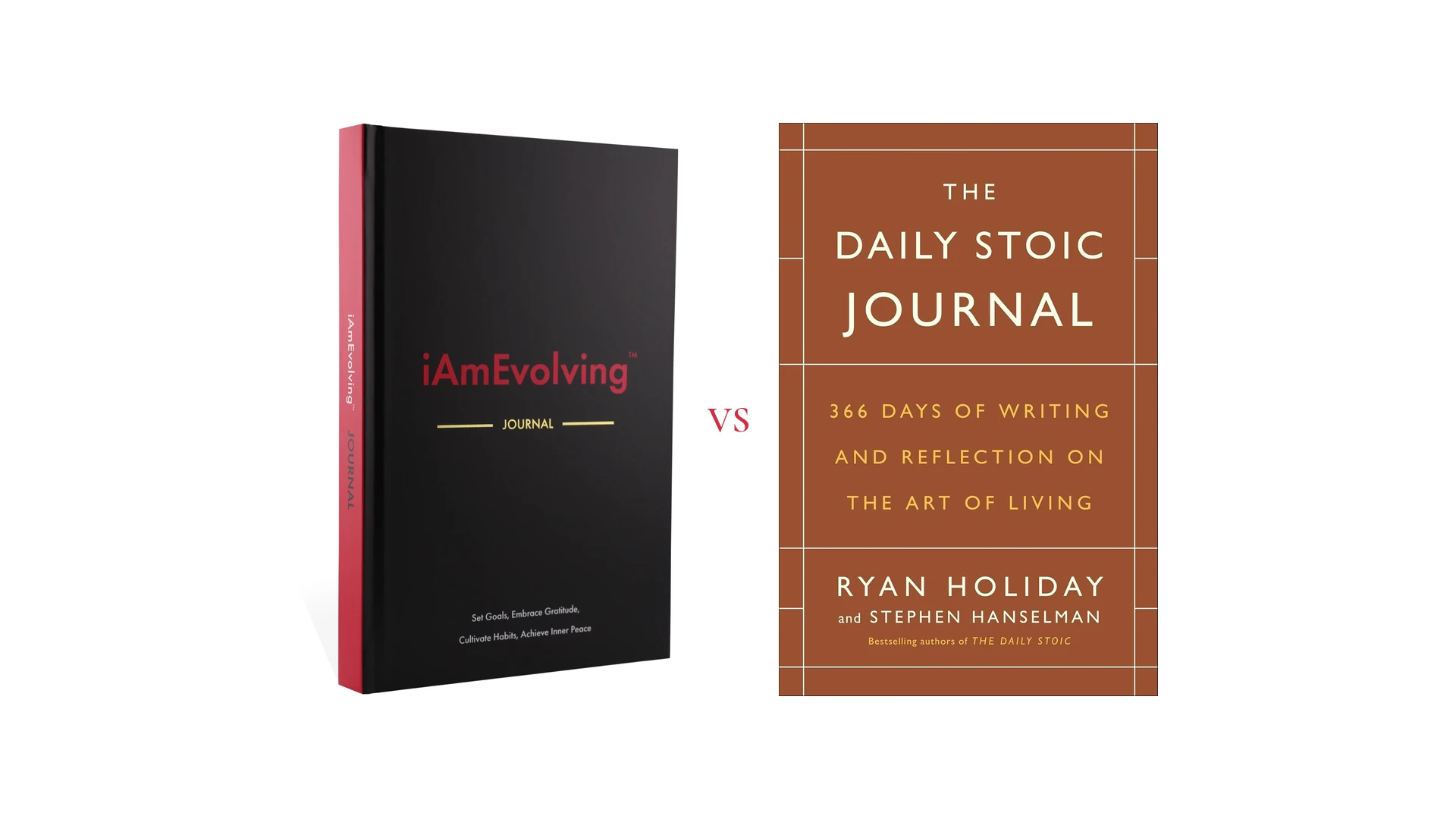 iAmEvolving Journal vs The Daily Stoic Journal