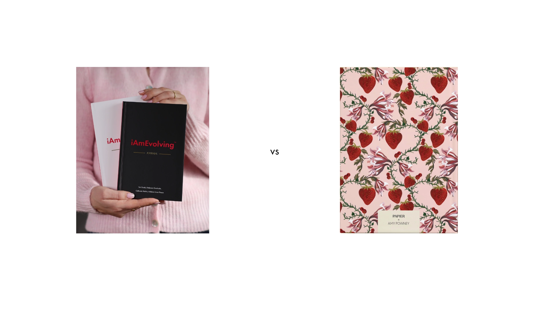 iAmEvolving Journal vs Papier Journals: Structure vs Style